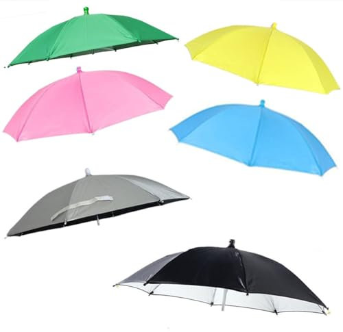 VLKLPZAHAK Sombrillas Pequeñas para Plantas, Sombrilla De Jardín para Plantas De Exterior, 50cm Sombra para Plantas, Parasol para Plantas En Maceta(Yellow)