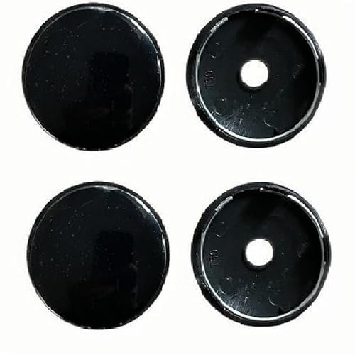 BBTUA 4 Pièces Cache Moyeux pour Audi TT Coupe (8S) 2018-2023, Enjoliveurs Auto Bouchon de Jante Cache de Roue Centrale Accessoires de Voiture,E