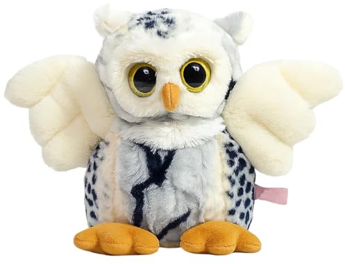 ZocRjvN Eule Kuscheltier, Weiche Plüschfigur Für Kinder Ab 12 Monaten, 20 cm Kuscheltier Eule, Thementage