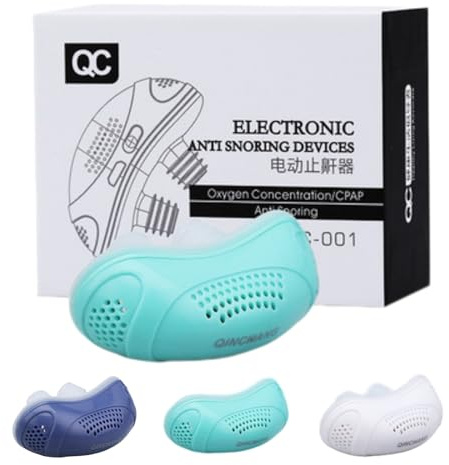 Zavando Micro CPAP Sleep Apnea Device Schlafapnoe Gerät Leiser Elektrischer Schnarchstopper Alternative Elektrisches Schnarchgerät Effektiver Schnarchstopper (Grün)