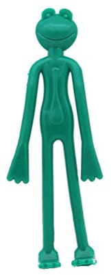 Toddmomy Gartenpflanzen Bindebänder aus Formbarem PVC 5 Stück im Frosch Design zur Unterstützung von Bäumen und Reben im Garten und Park