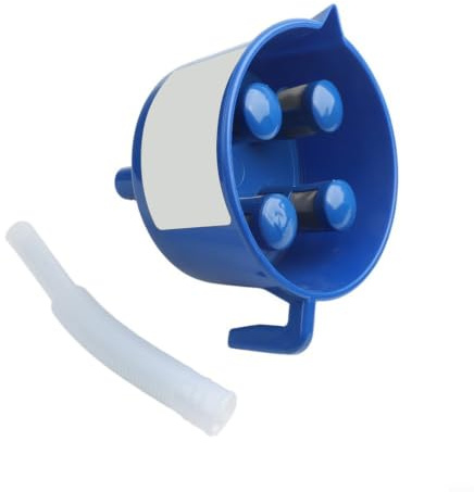 Per imbuto, separatore di olio e acqua, con 4 elementi filtranti a doppio strato, per sistemi di carburante diesel e compressore d'aria, accessori blu