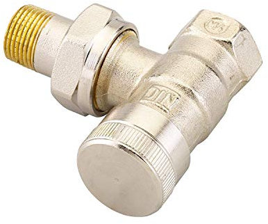 Danfoss 003l0143 detentor en escuadra para radiador RLV 15, gris, 1 unidad