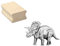 Stempel Holzstempel Motivstempel « TRICERATOPS » Scrapbooking - Kinderstempel Tierstempel Dinosaurier