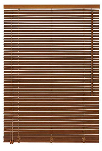 Easy-Shadow Holzjalousie Holz-Jalousie Bambus Jalousette Echtholz Rollo Jalousette 45 x 120 cm / 45x120 cm in Farbe kirschbaum - Bedienseite Links // Maßanfertigung