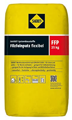 Sakret Filzfeinputz FFP weiß a 25 kg Sack