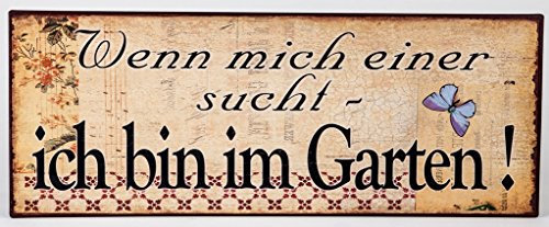 formano nostalgisches Blechschild als Wandbild mit Aufschrift, 45x18 cm