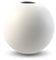 Cooee Design Ball Vase 10cm White