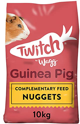 Wagg Twitch Guinea Pig Food 10kg - Complementary Feed Nuggets