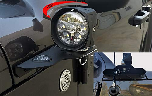 Carr's JL - Soporte de montaje de luz de 180 grados