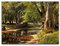 Kunstdruck Poster - Peder Mork Mönsted Waldlandschaft 60x40 cm ca. A2 - Alte Meister Bild ohne Rahmen