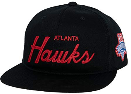 Mitchell & Ness NBA Atlanta Hawks Draft Series Snapback Cap, Schwarz