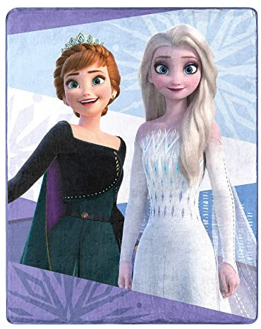 Frozen 2 Forever ELSA Anna Decke, Plüsch, seidig weich, 101,6 x 127 cm