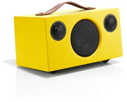 Audio Pro Altavoz Bluetooth Inalámbrico Portátil Multiroom Potente - Pequeño Speaker AUX 3,5mm - Carga USB - Sonido Apple Lossless, MP3 y FLAC - Batería hasta 30h Addon T3+ - Limón