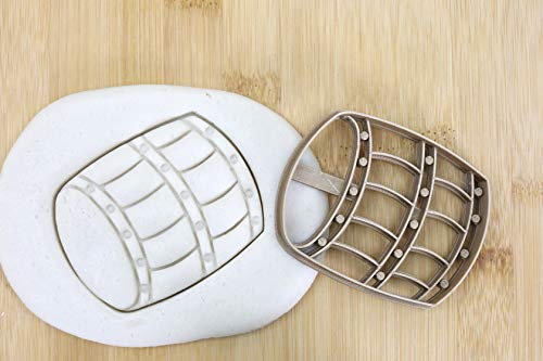 Cookie Cutter Fondant Keksstempel/Ausstechform Keksausstecher Plätzchen Wikinger Holzfass ca. 8cm