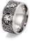 TEAMER Vintage Baum des Lebens Ring Amulett Wikinger Keltik Knoten Herren Ring Edelstahl Schmuck, 12, Unnow