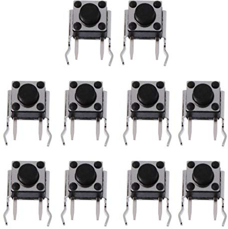 Yushu Lot de 10 boutons de rechange LB pour manette de jeu à 360°