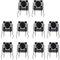 Yushu 10 unids LB interruptor parachoques Joystick botón para 360 controlador piezas de reparación Gamepad mango LB micro interruptor botón para gamepad analógico