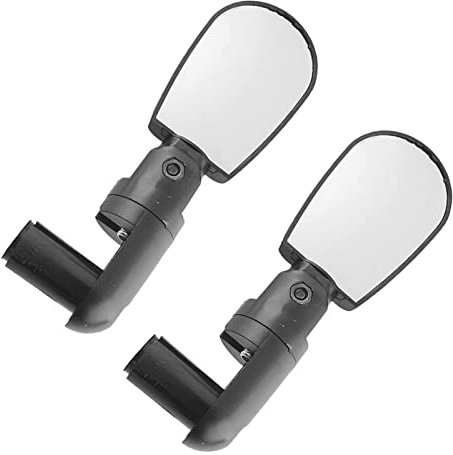 MYSUNBAR 2 Stück Fahrradrückspiegel Sicherer HD Rückspiegel Fahrradspiegel Für Lenker Verstellbar und Drehbar Fahrrad Spiegel Rückspiegel Sicherer Rück Spiegel Winkel Fahrradrück Spiegel