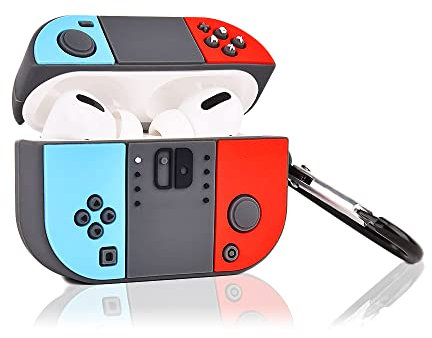 Viwind AirPods 3rd Hülle Silikon Anime,Funny Cute 3D Cartoon Weiches Airpods 3 Generation Schutzhülle und Haut Case Cover mit karabiner,Kabelloses Laden&Stoßfeste(Spielekonsolen)