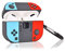 Viwind AirPods 3rd Hülle Silikon Anime,Funny Cute 3D Cartoon Weiches Airpods 3 Generation Schutzhülle und Haut Case Cover mit karabiner,Kabelloses Laden&Stoßfeste(Spielekonsolen)