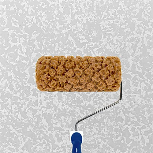 Hanroy Sponge Paint Roller Small 7 for Texture Painting Decorators Brush Tool, Fast and Easy Pattern Art Sponge Roller for Home Wall M90FT