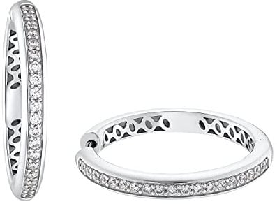 JOOP! Damen Zirkonia Creolen Silber 2030954