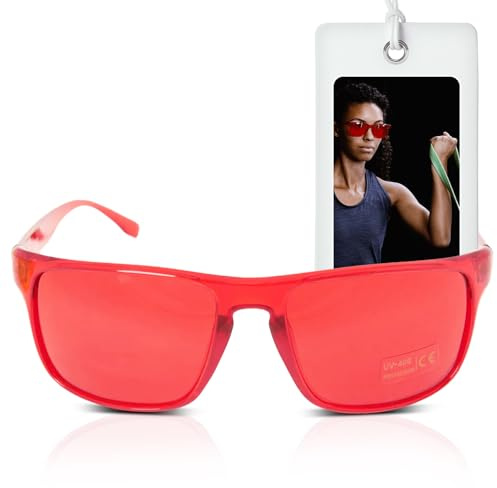 ARTZT Farbbrille für Neuroathletiktraining | Sportbrille Herren & Damen | Farbtherapiebrille für Augentraining | Sportsonnenbrille mit UV400 Schutz | Laufbrille | Fahrradbrille | Sport Sunglasses