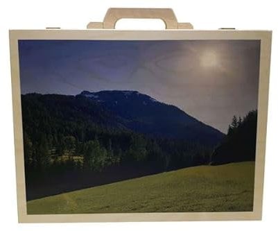 KF-Holz Holzkoffer personalisiert mit Foto (XL)