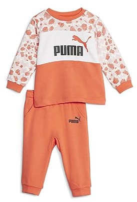 PUMA Unisex Kinder ESS Mix Mtch Infants Jogger Tr Jogginganzug, Heiße Hitze, 80