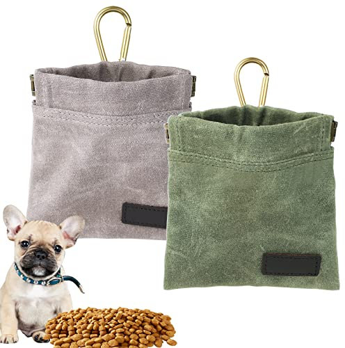 Kamehame Leckerlibeutel für Hunde 2 Stück Futterbeutel Hundetraining Klein Welpen Leckerlitasche für Hunde für Hundetraining
