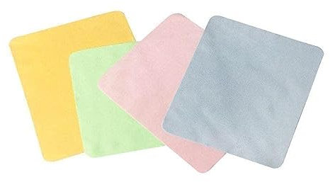 Lot de 10 chiffons de nettoyage en microfibre pour lunettes, lunettes, téléphone, écran