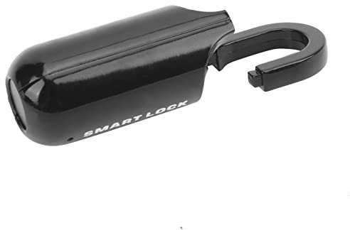 Fingerabdruck-Schloss, Fingerabdruck-Vorhängeschloss für Gepäckkoffer, Diebstahlsicherung, Schlüsselloses Vorhängeschloss, Wiederaufladbare USB-Smart-Schlösser für Rucksäcke (Schwarz)