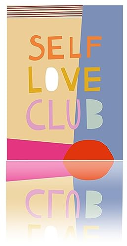 Close Up SELF Love Club Kunstdruck | 30 x 40 cm | Poster im Kleinformat | Design: Frau Febra und Herr Hutsauger