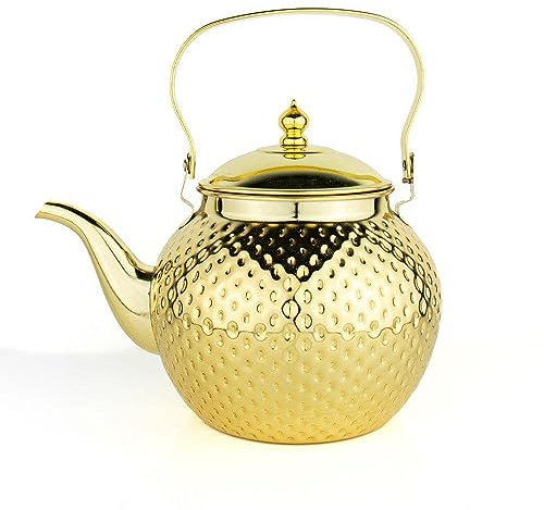 Orientalische Teekanne, Berrad Atay, Cay Kanne, Sahara Gold 2 L