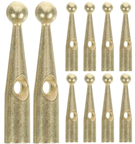Baluue 10 Pièces Perles de Queue de Parapluie, 2.7MM Perles de parapluie parasol deporte umbrella pièces de réparation de parapluie de pluie couverture en os de parapluie perles pour queues