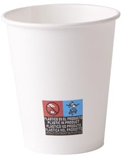 Nupik Vasos de Cartón Blancos 195cc - Pack de 400 | Resistentes, A Prueba de Fugas, Sin Olores | Ideal para Café, Té y Bebidas Calientes o Frías | Perfectos para Servicios de Alimentos y Eventos