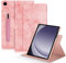 Yiernuo Custodia per Samsung Galaxy Tab A9 Plus/Galaxy Tab A9 + 11 Pollici Tablet,Cover Rotazione 360° con Funzione Stand Compatibile SM-X210/X216/X218 Tablet,Rosa