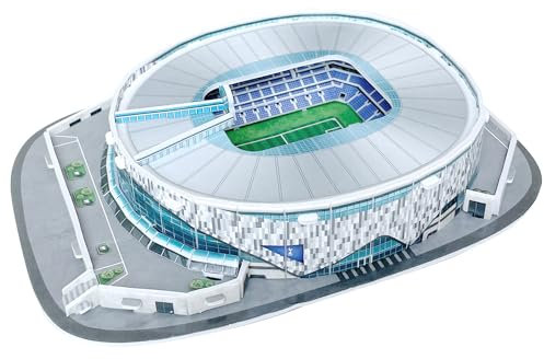 Habarri Mini White Hart Lane Stadium Puzzle 3D - 3D Puzzle-Stadion - Kleines 3D Fußballstadion für Kinder und Erwachsene - Mini Fußballstadion Modell - Modellbau - 27 Elemente