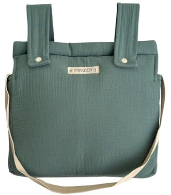 MIMUSELINA | Bolso Carro Bebe con Diseño Práctico y Funcional | Cierre con Cremallera y Correa Ajustable | Bolso Pañalera Bebe para los Paseos
