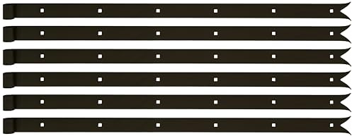 Alberts 862800 Ladenband | in verschiedenen Ausführungen | schwarz | Rolle Ø14 mm | Größe 800 x 35 mm | 6er Set