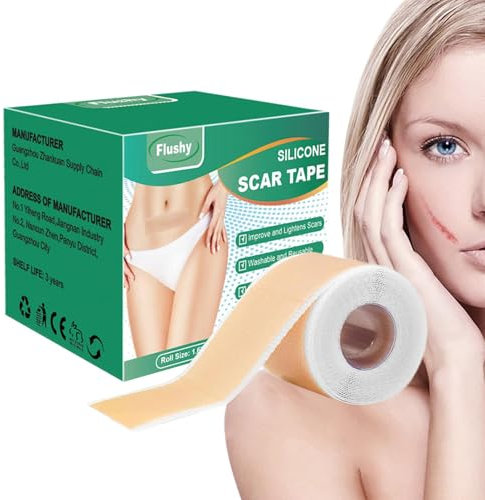 Bandes De Cicatrices En Silicone – Feuille De Cicatrice Invisible Pour Abdominoplastie Respirante | Patch De Cicatrice Améliorant La Beauté Pour Les Cicatrices De Brûlure (affiner Jusqu'à 2 Semaines)