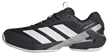 adidas Herren Adizero Ubersonic 5 Clay Tennis Shoes, Core Black/Zero Met./Grey Two, 43 1/3 EU