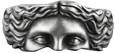 Göttin Venus Gesichtsring - Accessoire Für Frauen In Sterling Silber, Indexfingerring | Unwiderstehlicher Anziehungskraft Handgefertigter Mythologischer Schmuck, Schicker Venusring Mit Beruhigender Wi