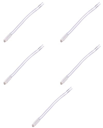 5 LUCI DI CORTESIA PER MODULI, BIANCO, COMPATIBILE CON VIMAR PLANA, SPIA LUMINOSA PER INTERRUTTORI E PULSANTI, MODULI E FRUTTI 100% COMPATIBILI, MATERIALI DI ALTA QUALITA'