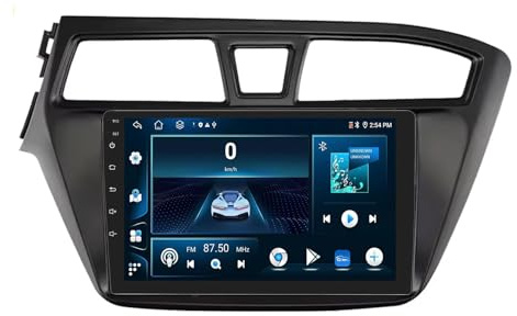 Android 13 2 DIN Car Radio Stereo para Hyundai I20 2014-2018 9 Pulgadas Autoradio con WiFi GPS Rear View Camera RDS FM BT DVR SWC Ventilador de refrigeración(2+32G)