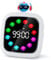 Yunbaoit Minuteur Visuel Enfants, Compte à Rebours Silencieux Rechargeable de 99Min, 9 Présentoir de Couleurs pour planètes, Outil de Gestion du Temps avec Fonction Pause(Robots)