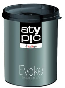 MAXMEYER Evoke Materico, Pittura Decorativa Effetto Sabbioso e Ruvido, Cemento, 1 L