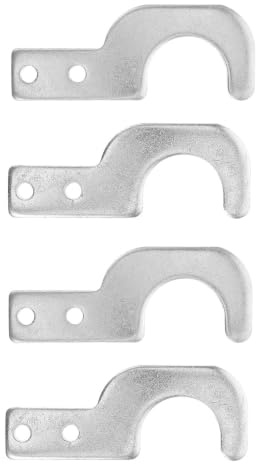 Angoily 4pcs Heavy Duty Scaffold Step Clamps Steel Hooks with Optimized Depth and Broad Compatibility for Secure Support on Curtain Wall Projects and Construction Sites