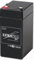 EXTRACELL Batteria Ricaricabile al Piombo SIGILLATA 4 Volt 4,5 Ah Marca